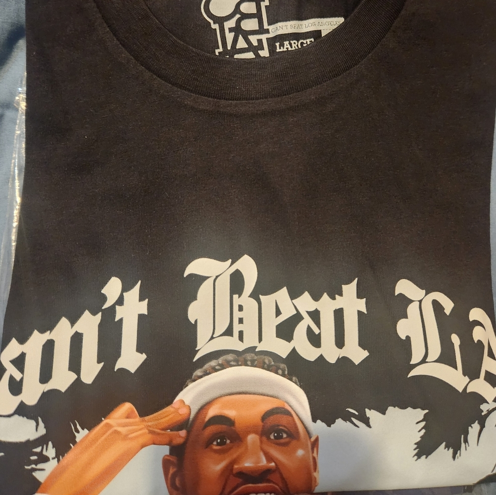 Can't Beat LA Carmelo Lakers size Large black shirt